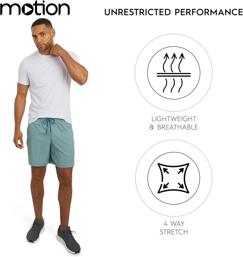 MOTION Men's Slim Fit Tee Active Performance and Everyday Super Soft Stretchable T-Shirt (S-XL) - Image 3